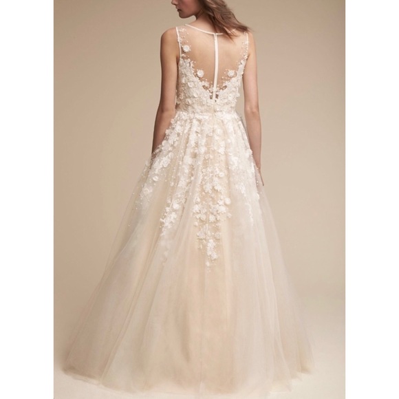 BHDLN Ariane Etoile Ivory Wedding Gown | Anthropologie - Picture 5 of 14